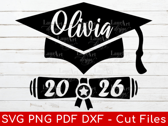 2026 Graduation Cap & Diploma Graphics for T-Shirt Designs