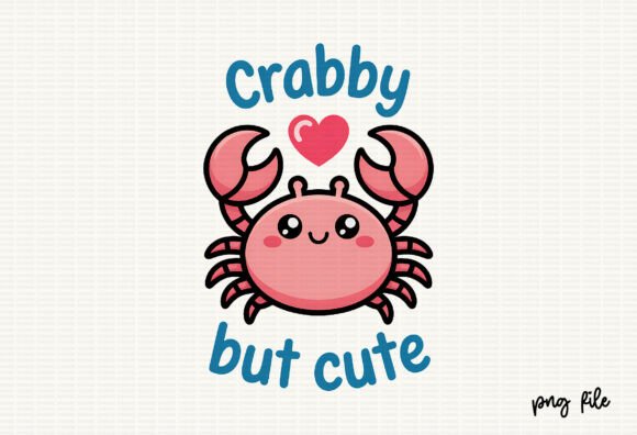 Hand Drawn Line PNG Summer SVG Crabby Graphics