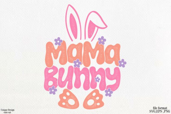 Retro Easter Day Graphics for T-Shirt Designs