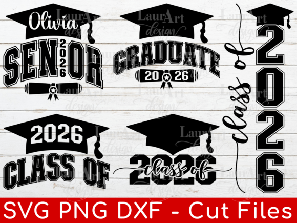 Senior 2026 Graduation Graphics & T-Shirt Designs