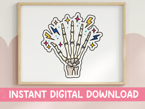 Skeleton Hand Magic SVG